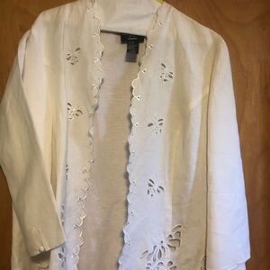 White dress and jacket